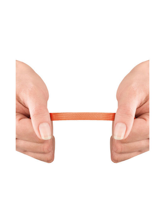 Bergal Sneaker Laces Neon Orange 140cm Phosphorescent Flat Laces 140 Centimeters Color Orange Width 7 Mm Made of Durable Polyester