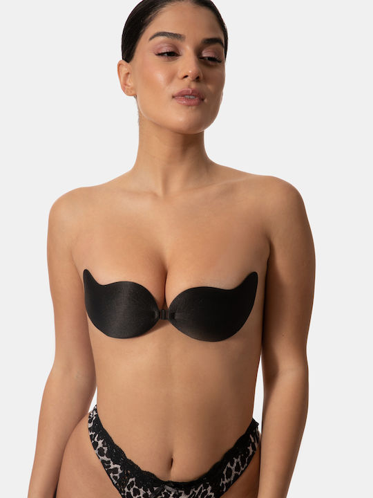 Αυτοκόλλητα Cups Push-up Κούμπωμα Μπροστά Μαύρο Μαύρο Αυτοκόλλητα Cups Push-up Κούμπωμα Μπροστά Μαύρο Μαύρο