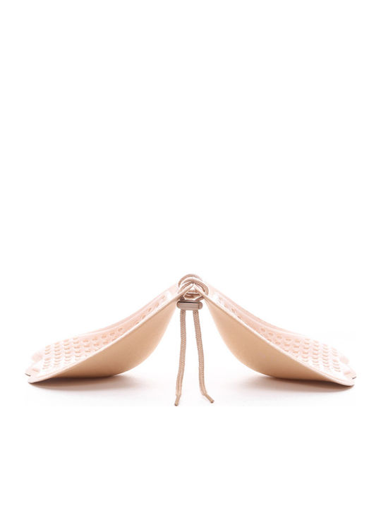 Beige Spitze Push-Up-BH zum Aufkleben
