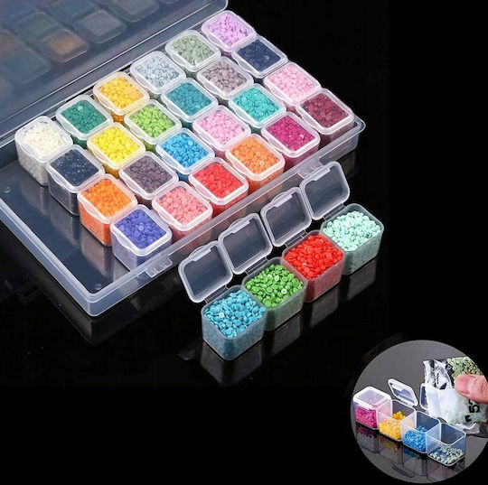 Diamond Mosaic Kit Zola Organizers Accessories Labels 28 Compartments