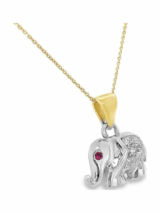 Xryseio Charm Ζωάκι από Λευκόχρυσο 18Κ