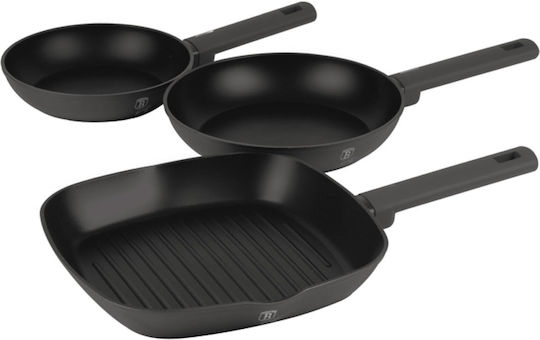 Berlinger Haus Berlinger Haus Aluminum Pans Set Anthracite Collection with Non-stick Interior Coating 3 Pieces