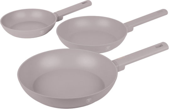 Berlinger Haus Berlinger Haus Taupe Collection Aluminium Pfannen-Set mit Antihaftbeschichtung 3-teilig