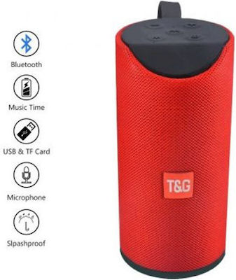 T&G Bluetooth Хопарлор 10W с Времетраене на Батерията до 3 часа Червен