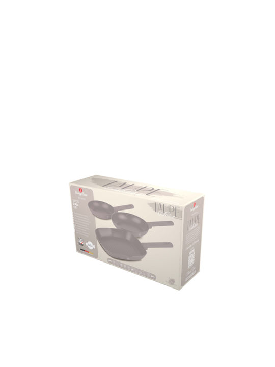 Berlinger Haus Aluminum Pans Set Taupe Collection with Non-stick Interior Coating 3 Pieces