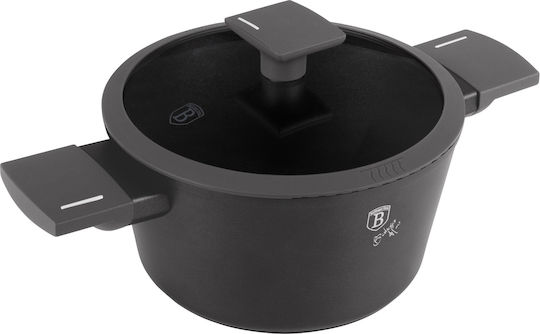 Berlinger Haus Anthracite Collection Дълбока Тенджера от Алуминий 2.5лт / 20см