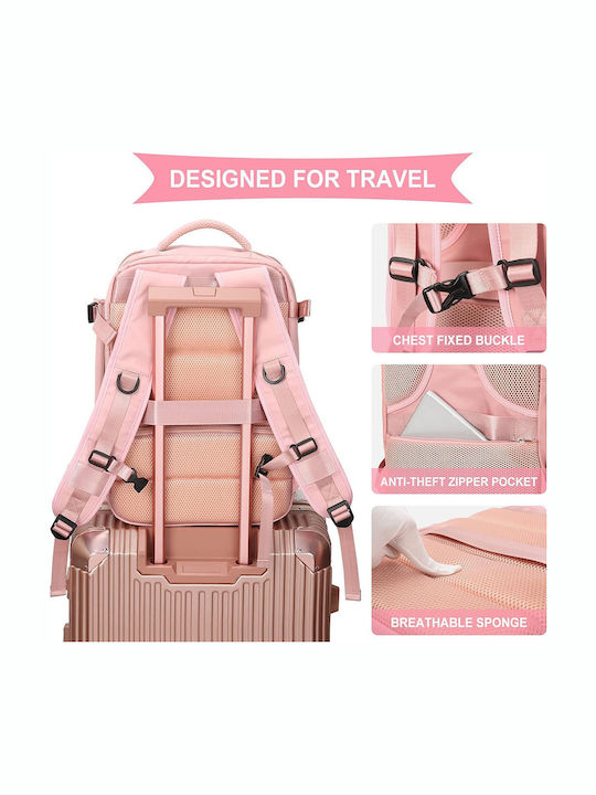 Playbags Backpack Αδιάβροχο 32lt Ροζ