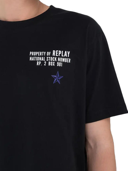 Lettering Tricou Negru