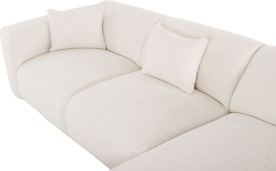 Bricken Ecke Sofa mit Rechte Ecke Weiß 282x160x72cm