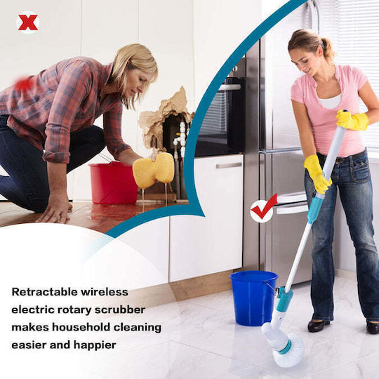 ZK11543QWS70 Plastice Rotative Perii de Curățare cu mâner pentru Albe 1buc