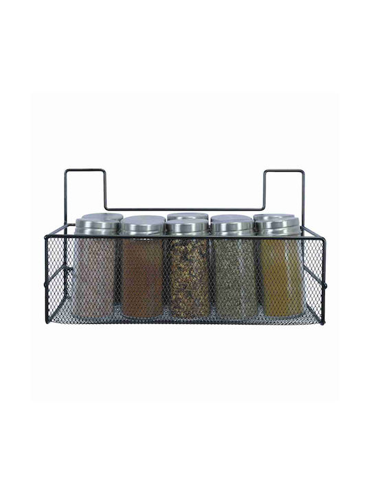 Uncle George Pendant Metal Shelf 26x14x14cm Black