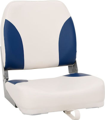 Folding Boat Seat 2 Pieces Blue White 41x36x48 cm 3284284