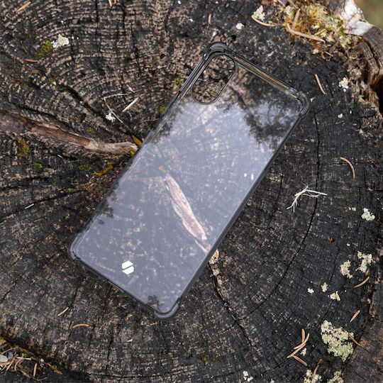 Spacecase Anti-shock Back Cover Σιλικόνης 1mm με Λουράκι Διάφανο (Xperia 10 VI)