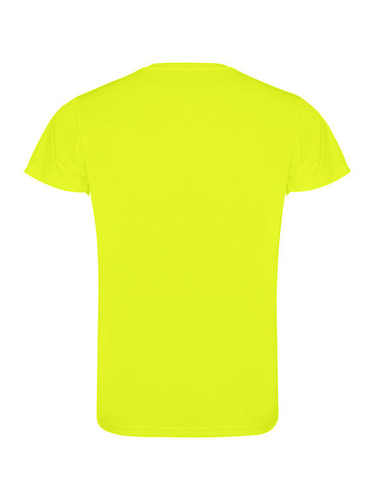 Roly Camimera Men's Short Sleeve Blouse Yellow