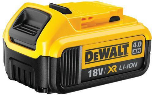 DEWALT Werkzeugbatterie Lithium 18V mit Kapazität 4Ah XR