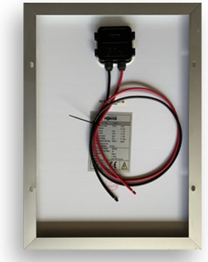 BA01010 Μονοκρυσταλλικό Φωτοβολταϊκό Πάνελ 50W 12V 540x670x25mm