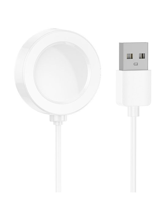 Hoco Ladegerät für Y16 Smart Sportuhr Weißς