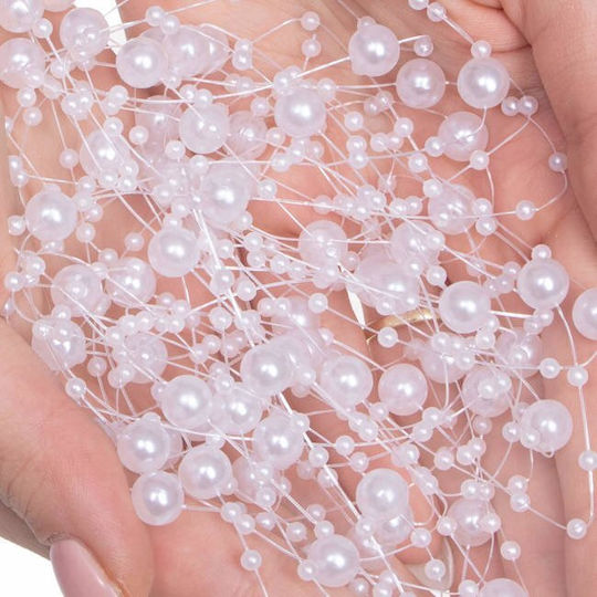 Decorative Pearls Christmas Tree Zola Pearly White 5m Various Sizes