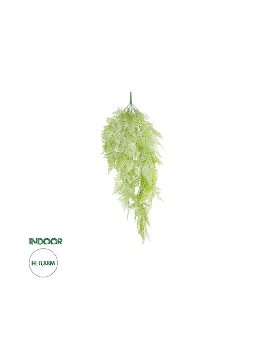 Dekorative künstliche Pflanze Farn Grün 88cm in Box GloboStar