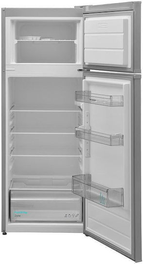 Sharp Ψυγείο Δίπορτο 213lt Υ144xΠ54xΒ57εκ. Inox SJ-FTB01ITXSE