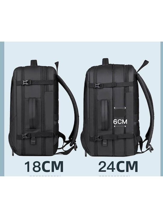 Playbags Backpack Αδιάβροχο 34lt Μαύρο Playbags Backpack Αδιάβροχο 34lt Μαύρο