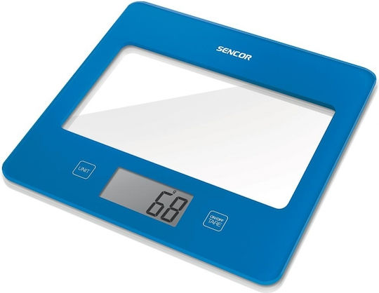 Sencor Ψηφιακή Ζυγαριά Κουζίνας έως 5kg Μπλε