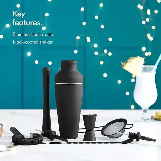 Cocktail Shaker Set - Matt Black