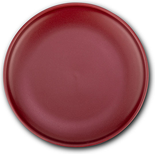 Nava Soho Farfurie Deșert Ceramică Roșu cu Diametru 20cm