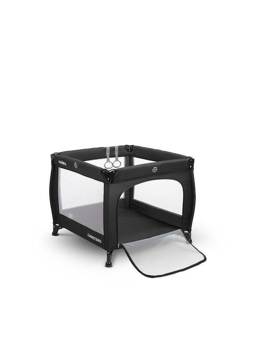 Caretero Quadra Парк с Матрак Black 82x82см