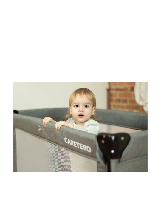 Caretero Esti Кошара за игра 2 Нива с Матрак Black 126x65см