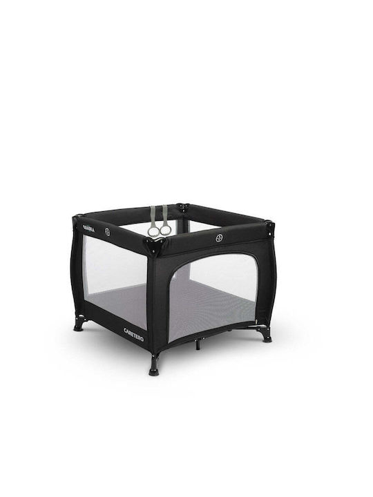 Caretero Quadra Парк с Матрак Black 82x82см