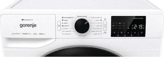 Gorenje Πλυντήριο Ρούχων 8kg 1400 Στροφών WPNEI84A1SWIFI