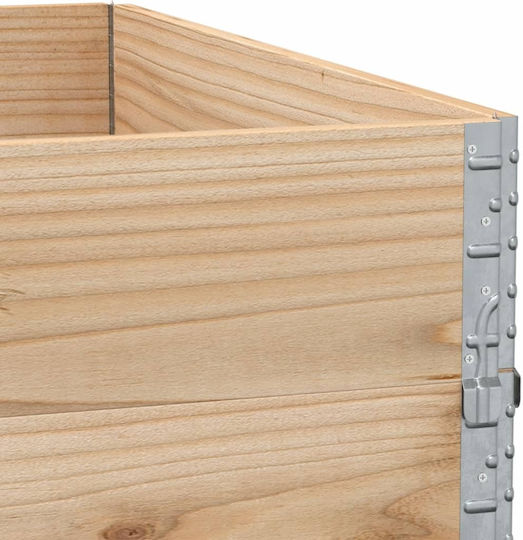 vidaXL Κολάρα Παλέτας 100x100x41εκ. 2τμχ