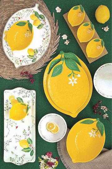 Marva Serving Platter Rectangular Multicolored 35x15cm