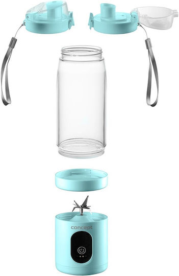 Concept Blender with Plastic Jug 600 ml Blue SM4002