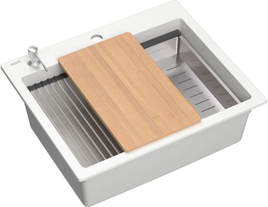 GraniteQ Kurt 110 Workstation Ένθετος Συνθετικός 59.5x50cm GraniteQ Kurt 110 Workstation Ένθετος Συνθετικός 59.5x50cm