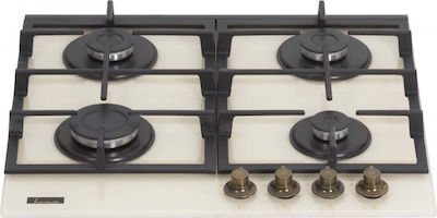 Fram Autonomous Cooktop with Natural Gas Burners 52x59cm