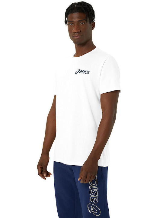 ASICS Men's Short Sleeve T-shirt White