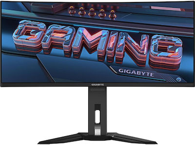 Gigabyte MO34WQC QD-OLED HDR Curved Monitor 34" QHD 3440x1440 175Hz με Χρόνο Απόκρισης 0.03ms GTG