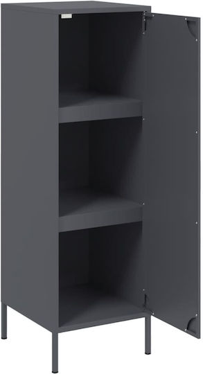 Метален Офисен Шкаф Антрацит 36x39x113см