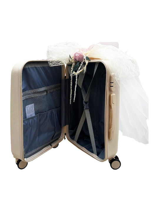 Baptism Set Gold Ring Roses Suitcase