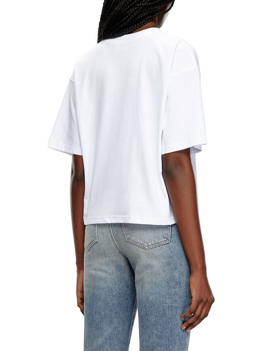 Γυναικείο Crop T-shirt Λευκό