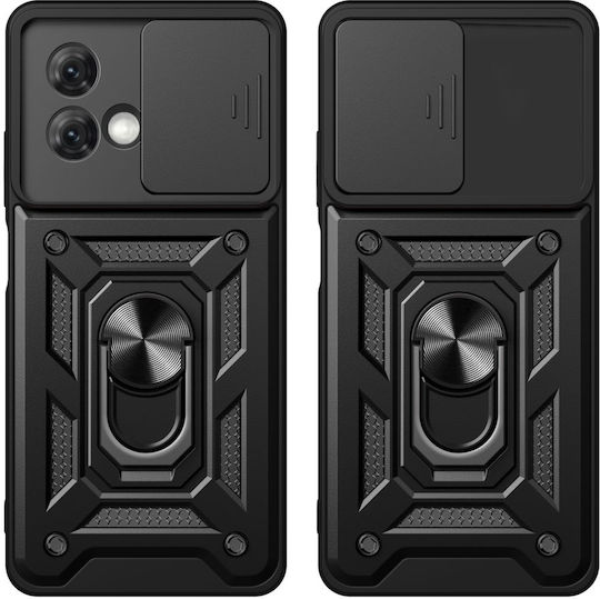 Techsuit Shield Back Cover Πλαστικό / Σιλικόνης Μαύρο (Motorola Moto G84)
