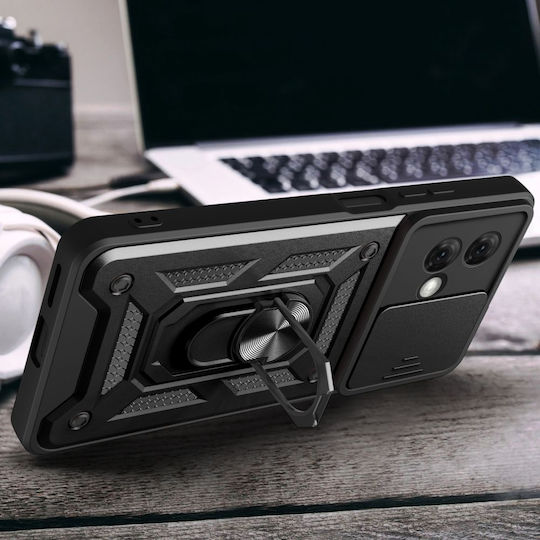 Techsuit Shield Back Cover Πλαστικό / Σιλικόνης Μαύρο (Motorola Moto G84)