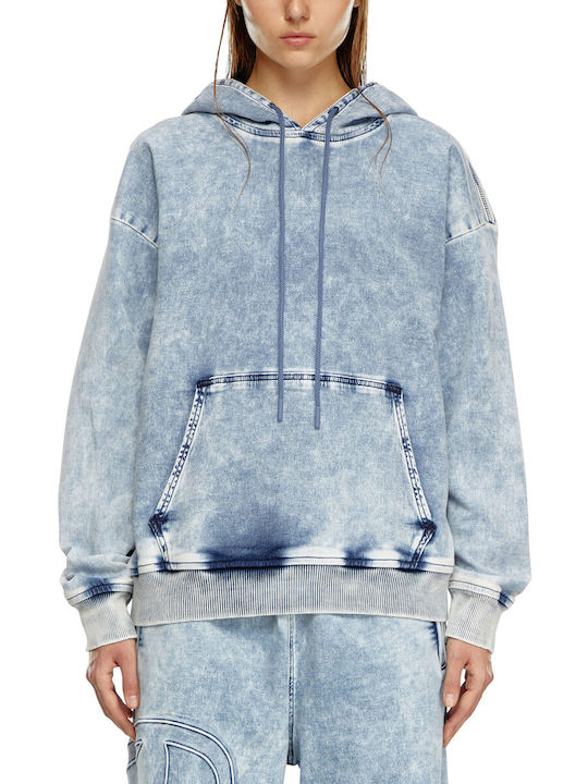 Sweatshirt with Hood Blue