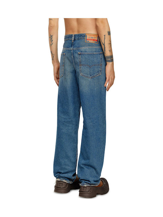 Ανδρικό Παντελόνι Τζιν με Loose Straight Εφαρμογή Blue