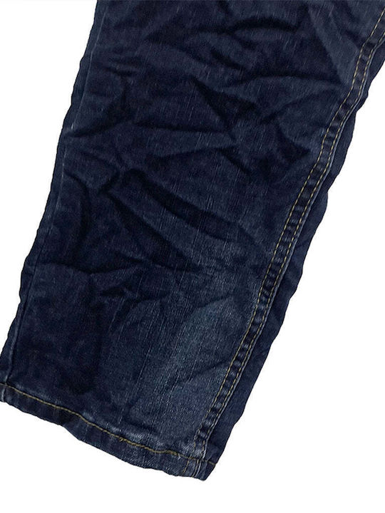 Men's Jeans Pants Elastic Blue
