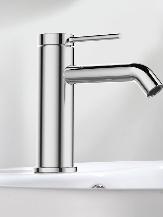 Cromo Mixing Sink Faucet Silver