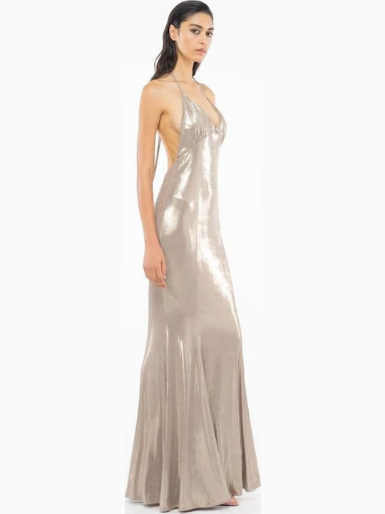 Maxi Evening Dress Bronze
