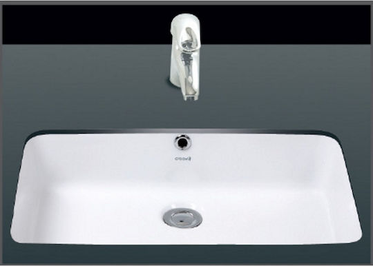 Creavit Dream Υποκαθήμενος Νιπτήρας Πορσελάνης 54x34x16.8cm Λευκός
